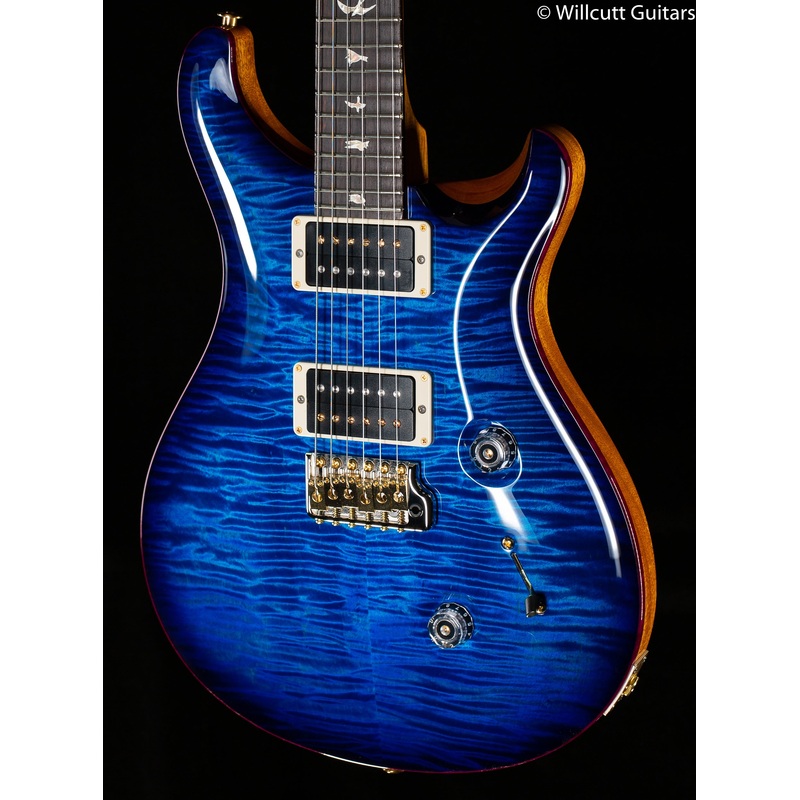 2022-prs-custom-24-custom-color-faded-blue-burst-raspberry-binding-10-top-293 2022 PRS Custom 24 Custom Color Faded Blue Burst Raspberry Binding 10 Top (293)