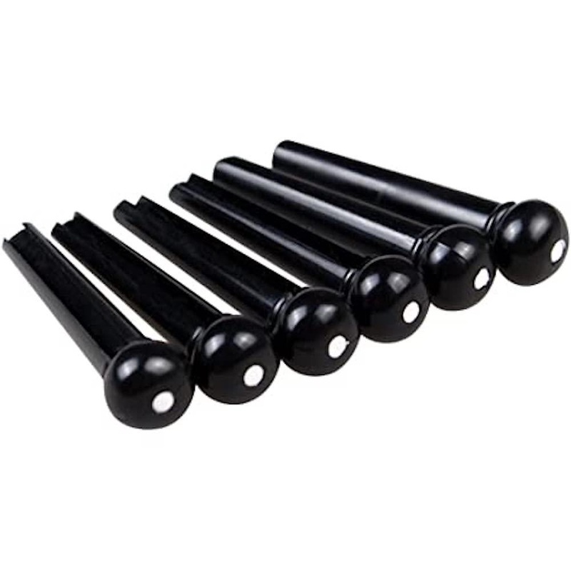 c-f-martin-guitars-bulk-bridge-pin-black-with-white-dot-each C. F. Martin Guitars Bulk Bridge Pin Black with White Dot - each