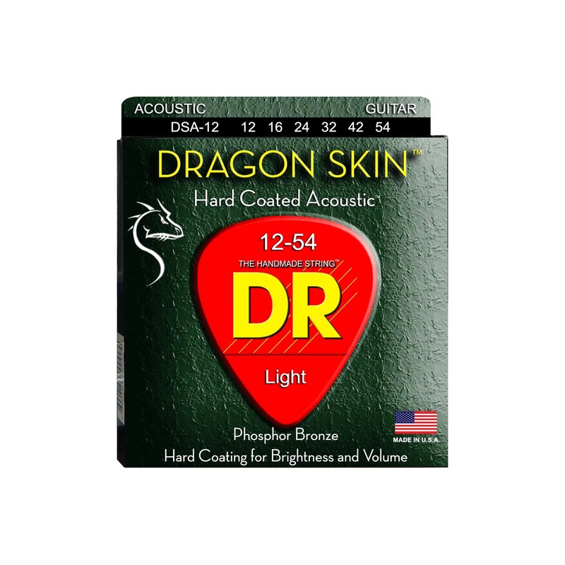 dr-strings-dragon-skin-acoustic-12-54-light-guitar-strings DR Strings Dragon Skin Acoustic 12-54 Light Guitar Strings