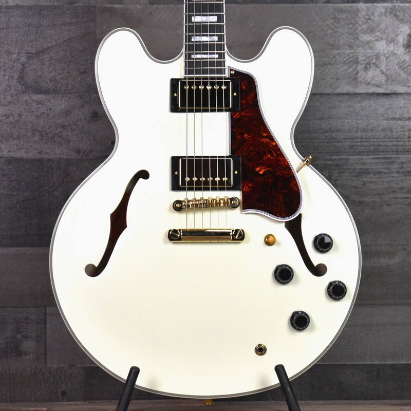 epiphone-inspired-by-gibson-custom-1959-es-355-classic-white-with-hard-shell-case Epiphone Inspired by Gibson Custom 1959 ES-355 - Classic White with Hard Shell Case