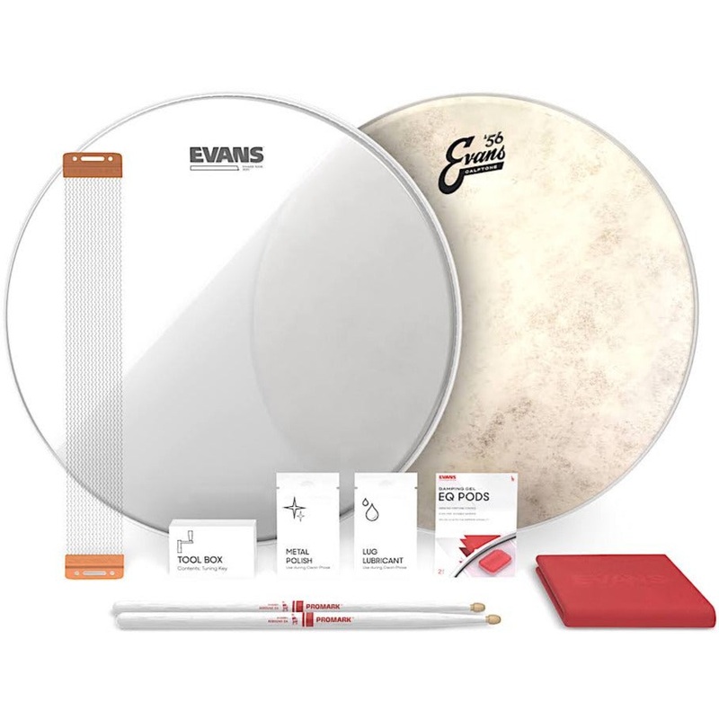evans-estuk-14c7-1-calftone-14-snare-tune-up-kit Evans ESTUK-14C7-1 Calftone 14" Snare Tune Up Kit