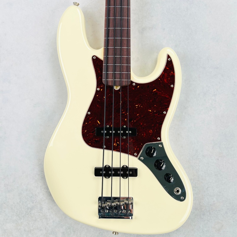 fender-american-professional-ii-jazz-bass-fretless-2021-olympic-white Fender American Professional II Jazz Bass Fretless 2021 - Olympic White