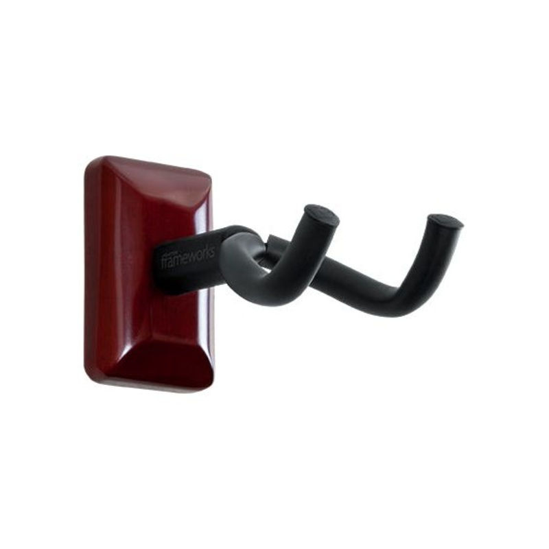 gator-frameworks-wall-mount-guitar-hanger-cherry Gator Frameworks Wall Mount Guitar Hanger - Cherry