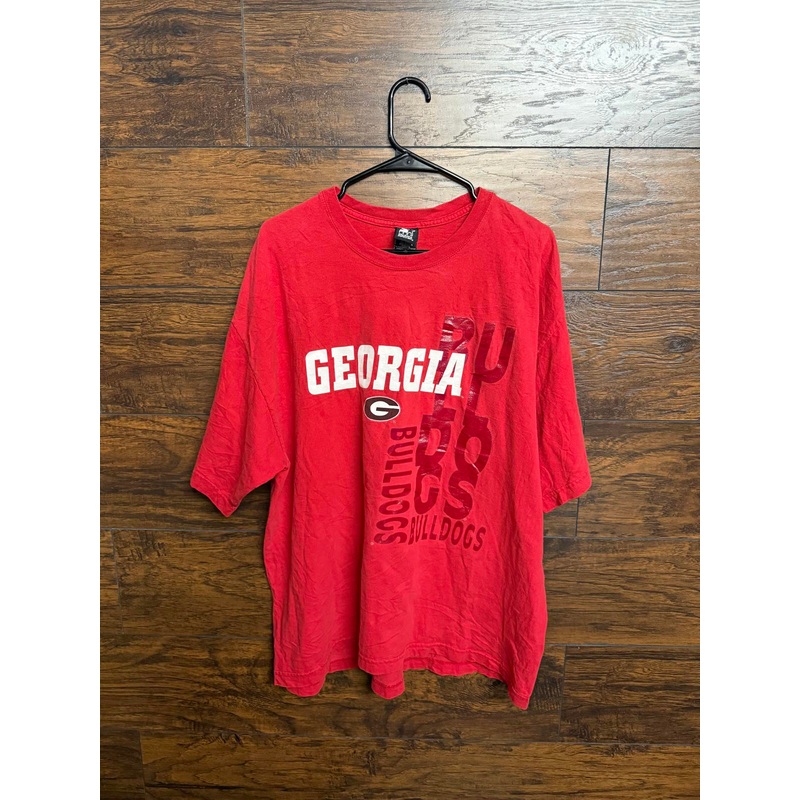 y2k-starter-georgia-bulldogs-t-shirt-university-of-georgia-red Y2K Starter Georgia Bulldogs T-shirt University of Georgia Red