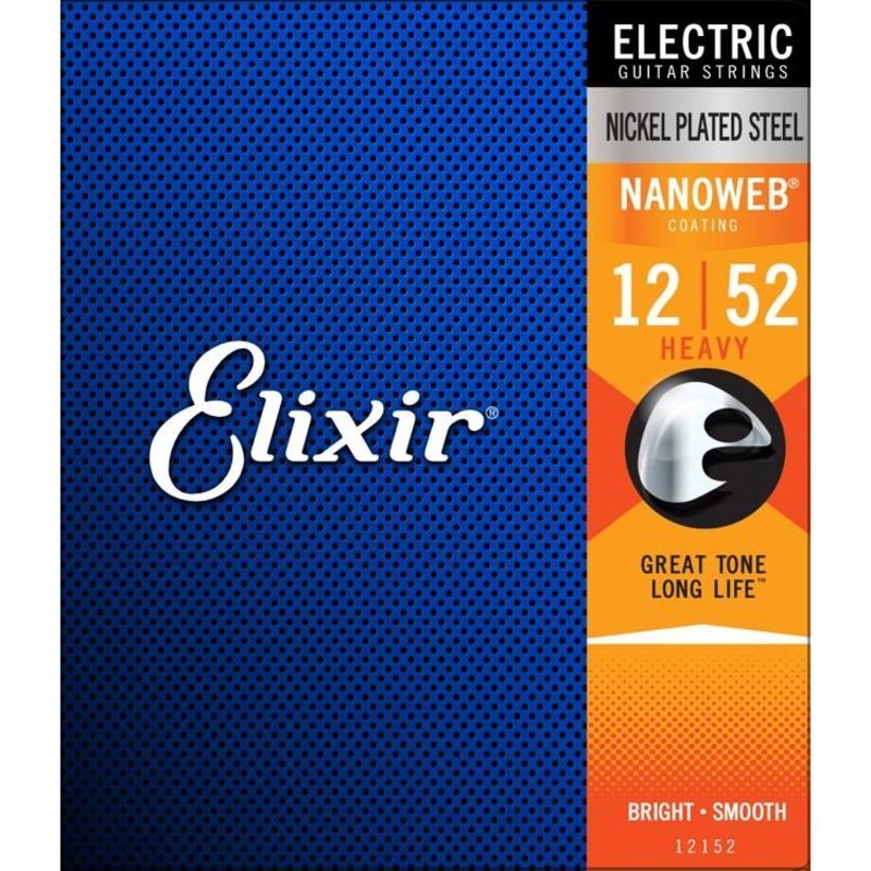 elixir-nanoweb-nickel-plated-steel-electric-guitar-strings-12-52-heavy Elixir Nanoweb Nickel Plated Steel Electric Guitar Strings 12-52 Heavy
