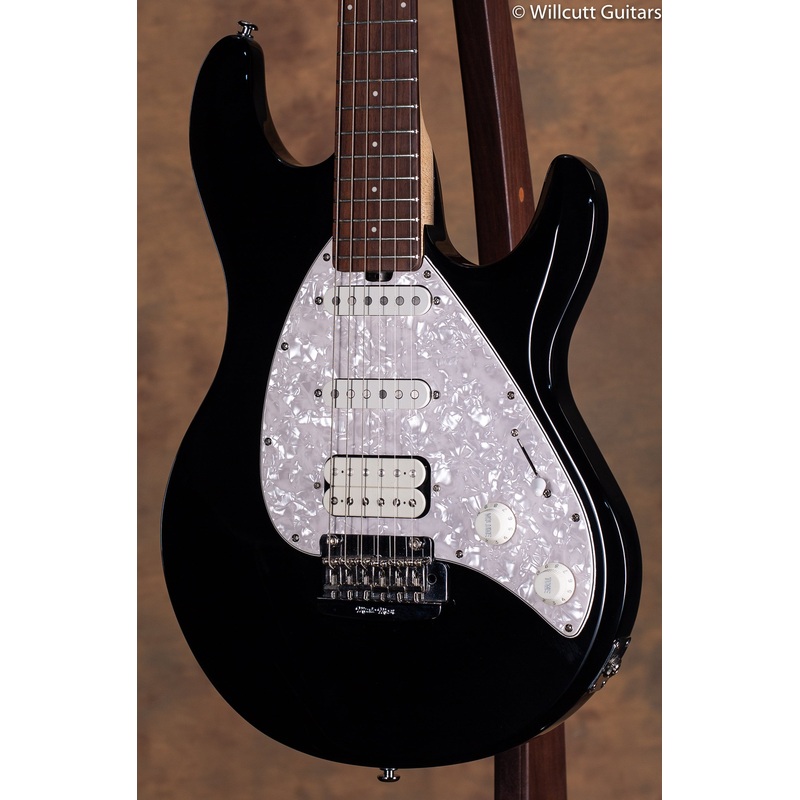 ernie-ball-music-man-silhouette-special-hss-black-used Ernie Ball Music Man Silhouette Special HSS Black USED