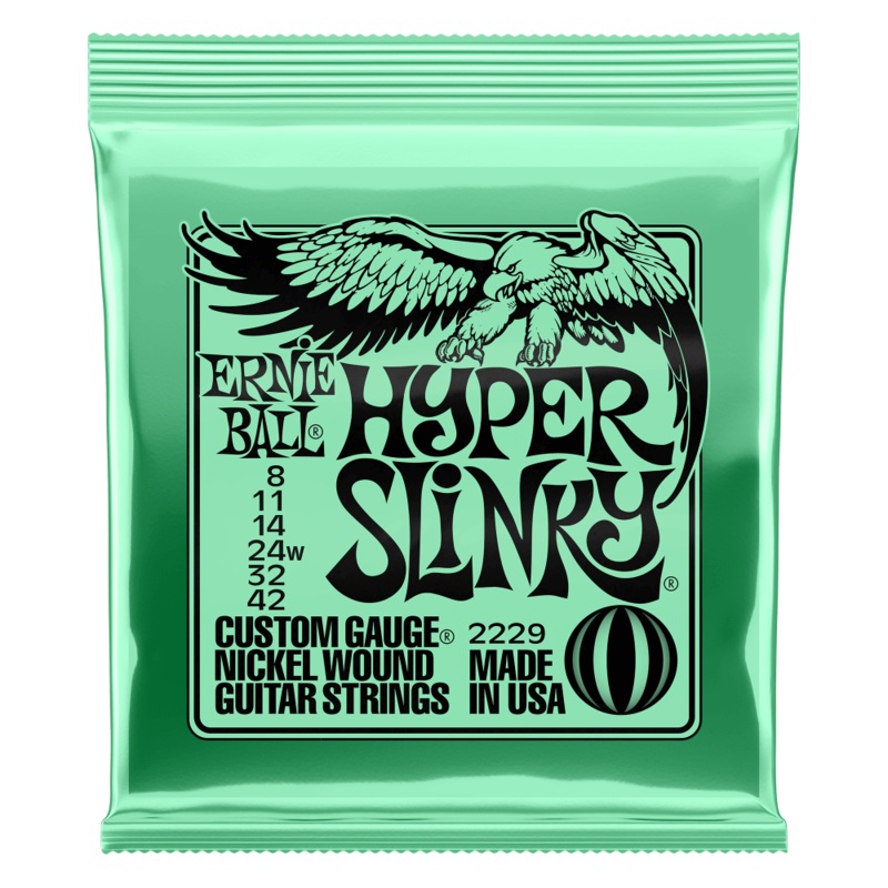 ernie-ball-p02229-hyper-slinky-electric-guitar-strings-008-042 Ernie Ball P02229 Hyper Slinky Electric Guitar Strings .008 -.042