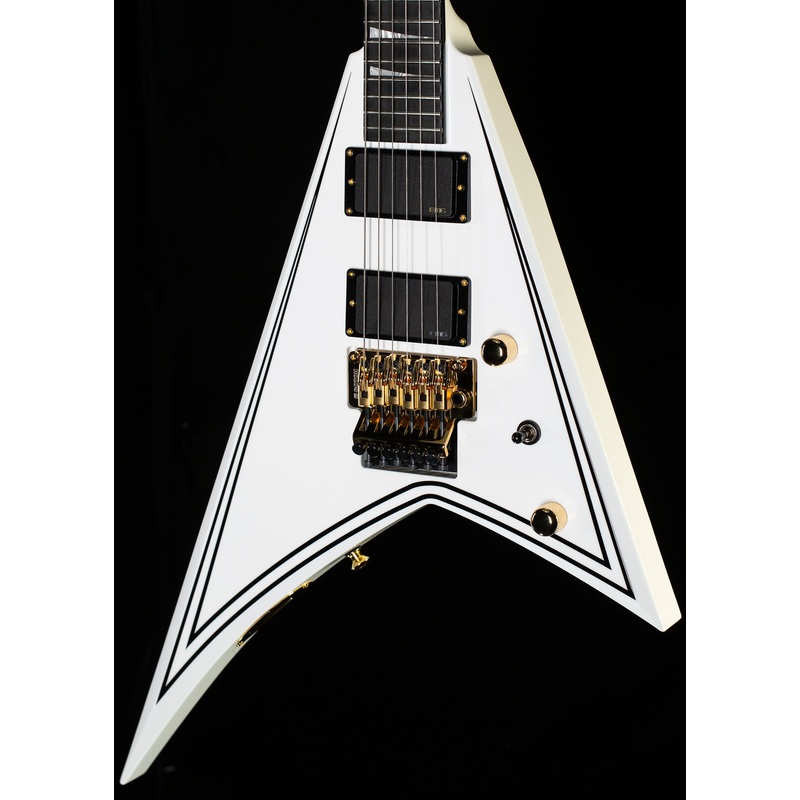 jackson-mj-series-rhoads-rr24mg-ebony-fingerboard-white-with-black-pinstripes-159 Jackson MJ Series Rhoads RR24MG Ebony Fingerboard White with Black Pinstripes (159)