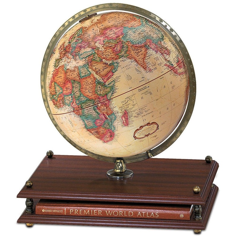 replogle-12-premier-antique-ocean-desktop-globe Replogle 12" PREMIER Antique Ocean Desktop Globe