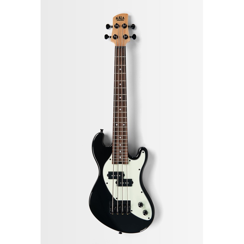 solid-body-4-string-jet-black-fretted-ubass-mint-pickguard Solid Body 4-String Jet Black Fretted UBASS Mint Pickguard