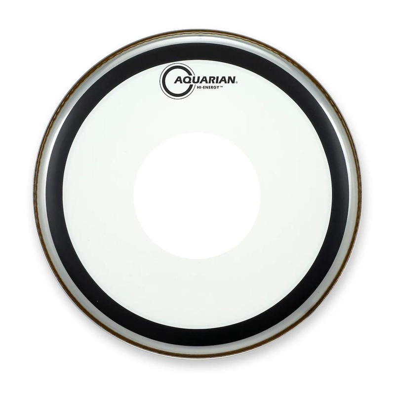 aquarian-14-hi-energy-10mil-single-ply-snare-drum-batter-double-power-dot-drumhead Aquarian 14" Hi-Energy 10mil Single Ply Snare Drum Batter Double Power Dot Drumhead