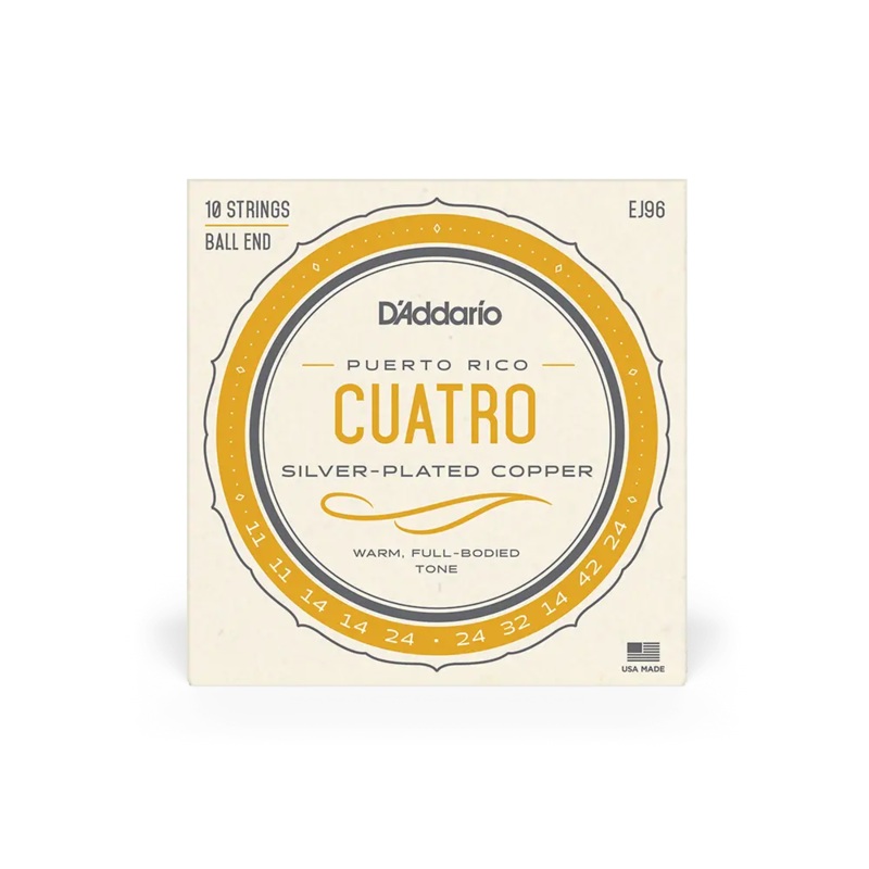 d-addario-puerto-rican-cuatro-10-string-set-ej96 D'Addario Puerto Rican Cuatro 10 String Set, EJ96