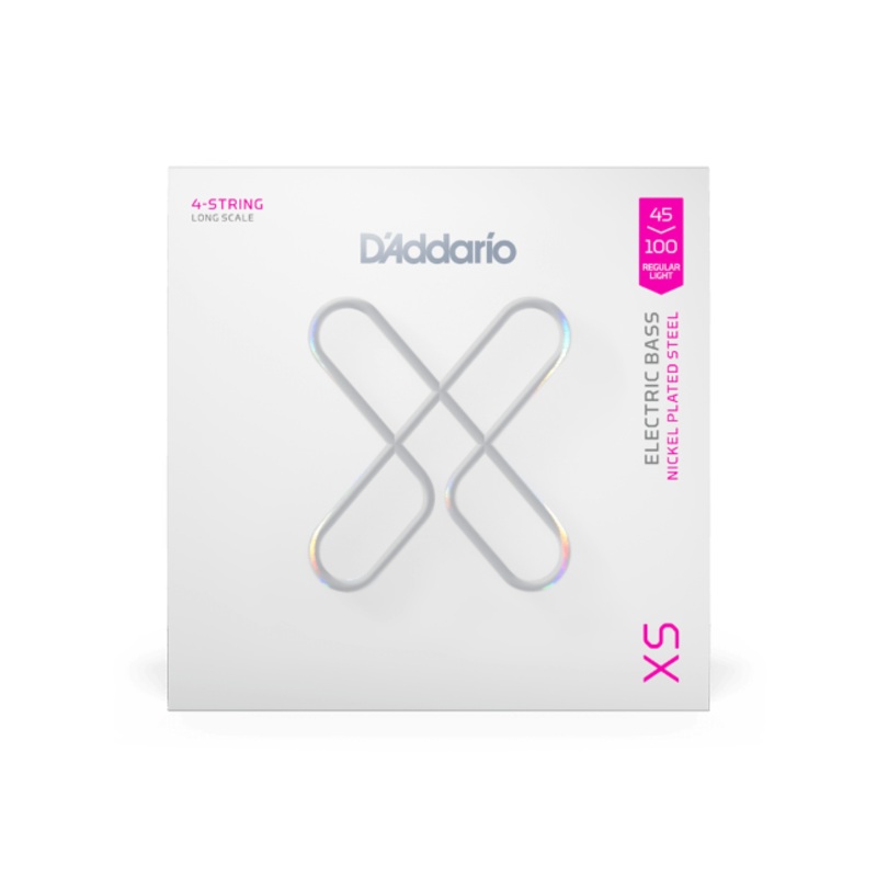 d-addario-xsb45100-nickel-coated-long-scale-electric-bass-guitar-strings-light D'Addario XSB45100 Nickel Coated Long Scale Electric Bass Guitar Strings, Light