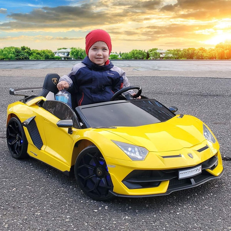 moderno-kids-lamborghini-aventador-svj-drift-24v-2-seater-ride-on-car-parental-remote-yellow Moderno Kids LAMBORGHINI AVENTADOR SVJ DRIFT 24V 2 Seater Ride-On Car, Parental Remote Yellow