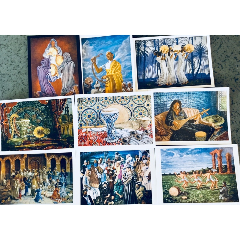 musical-blank-cards-n-african-scenes Musical Blank Cards, N African scenes