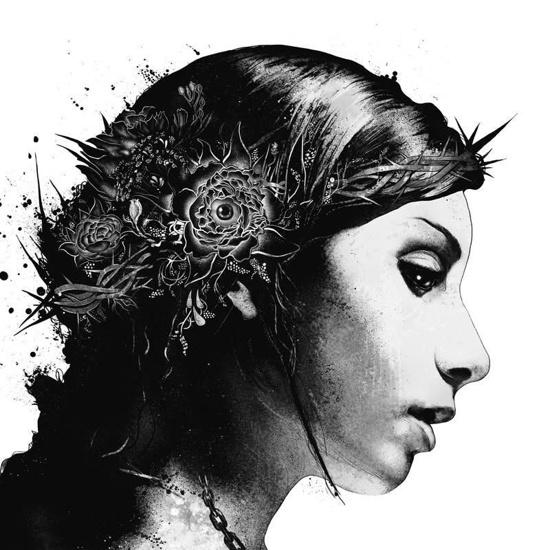 the-eyes-of-my-mother-clear-white-split-with-black-splatter The Eyes Of My Mother Clear & White Split with Black Splatter