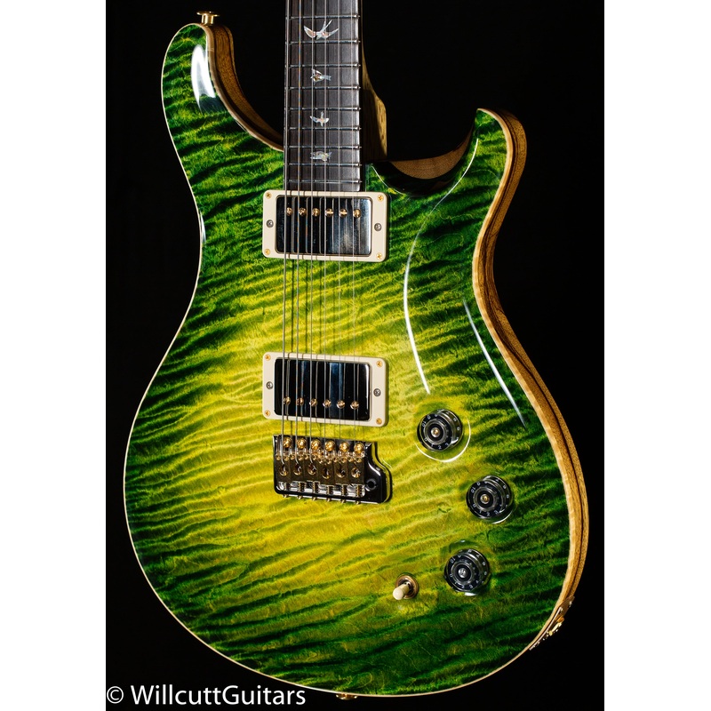 2022-prs-private-stock-9894-dgt-electric-rainforest-glow-one-piece-quilt-742 2022 PRS Private Stock 9894 DGT Electric Rainforest Glow One-Piece Quilt (742)