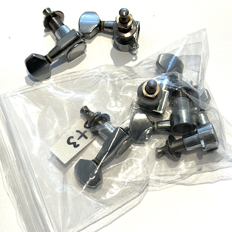 gotoh-mini-3-3-chrome-guitar-tuning-machines-used Gotoh Mini 3+3 Chrome Guitar Tuning Machines USED