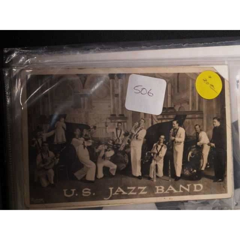 postcard-u-s-jazz-band Postcard: U.S. Jazz Band