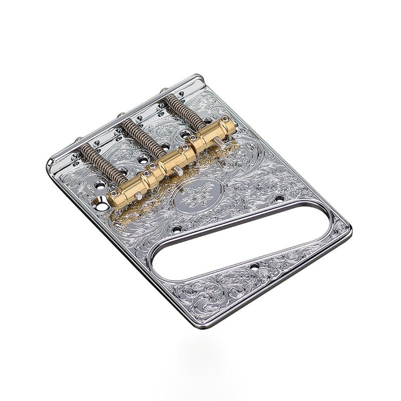 tb-5132-010-gotoh-in-tune-engraved-bridge-for-telecaster TB-5132-010 Gotoh In-Tune Engraved Bridge for Telecaster