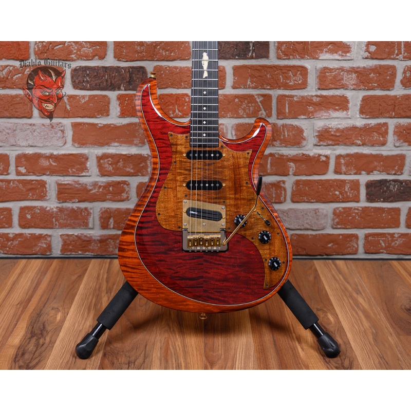 knaggs-larry-mitchell-signature-severn-limited-edition-46-t1-flame-maple-top-neck-burgundy-copper-2022-w-ohsc Knaggs Larry Mitchell Signature Severn Limited Edition #46 T1 Flame Maple Top/Neck Burgundy/Copper 2022 w/OHSC