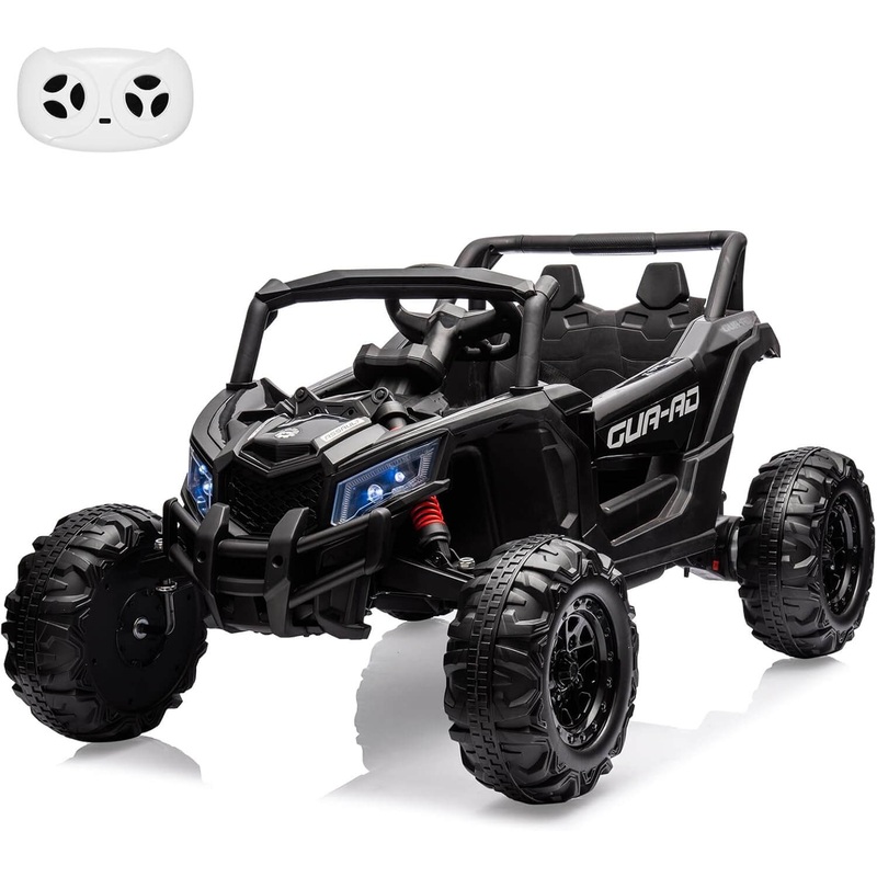 nasitip-400w-24v-shock-absorbers-kids-ride-on-utv-car-black Nasitip 400W 24V Shock Absorbers Kids' Ride-On UTV Car Black