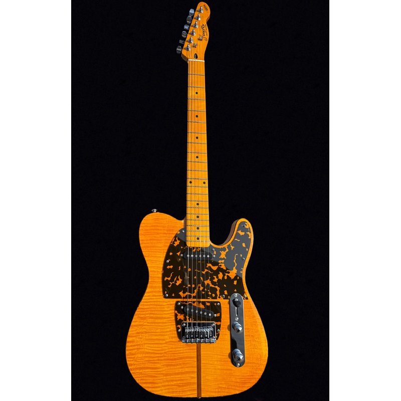 new-fftl-mad-cat-electric-guitars-transparent-yellow-color-bcty NEW FFTL Mad Cat ELECTRIC GUITARS ( Transparent Yellow Color )BCTY