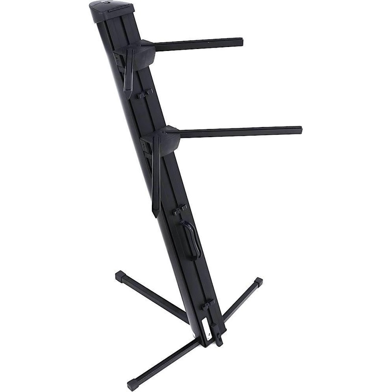 ultimate-support-ax-48-pro-black-column-keyboard-stand-for-2-keyboards Ultimate Support AX-48 Pro Black Column Keyboard Stand for 2 Keyboards
