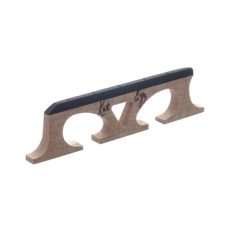 kat-eyz-old-wood-banjo-bridge-standard-spaced-11-16-high Kat Eyz Old Wood Banjo Bridge, Standard Spaced, 11/16" High