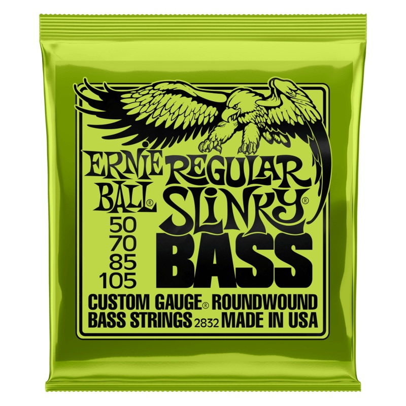 ernie-ball-regular-slinky-4-string-nickel-wound-electric-bass-strings-50-105 Ernie Ball Regular Slinky 4-String Nickel Wound Electric Bass Strings - 50-105