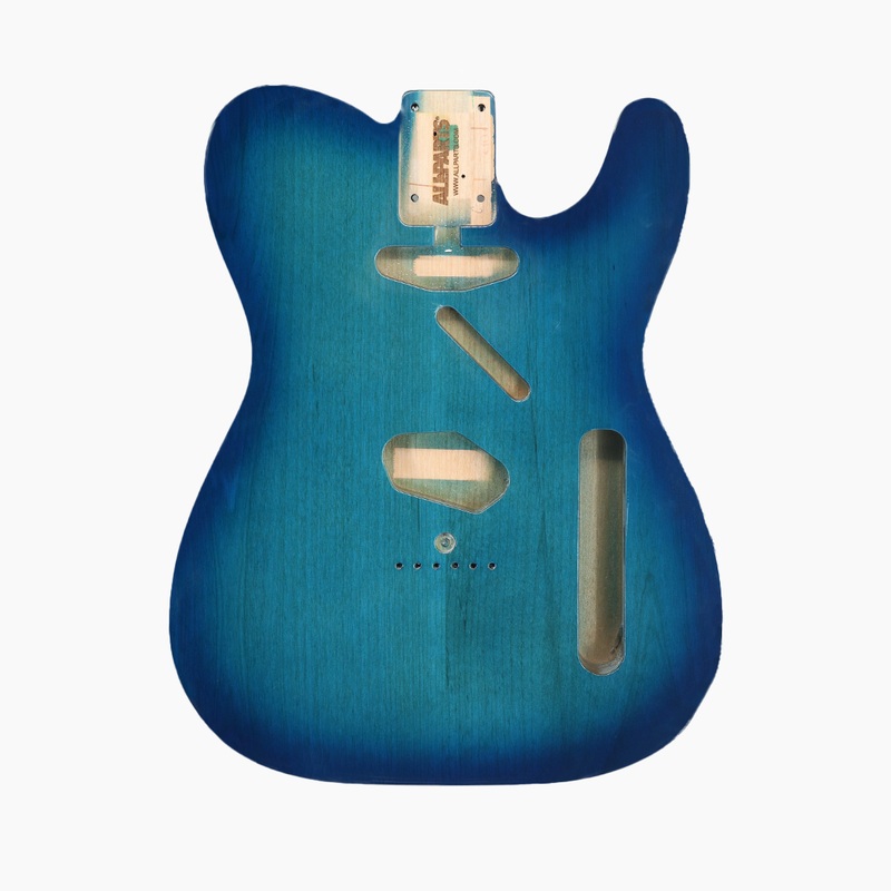 ocean-blue-burst-replacement-body-for-telecaster Ocean Blue Burst Replacement Body for Telecaster