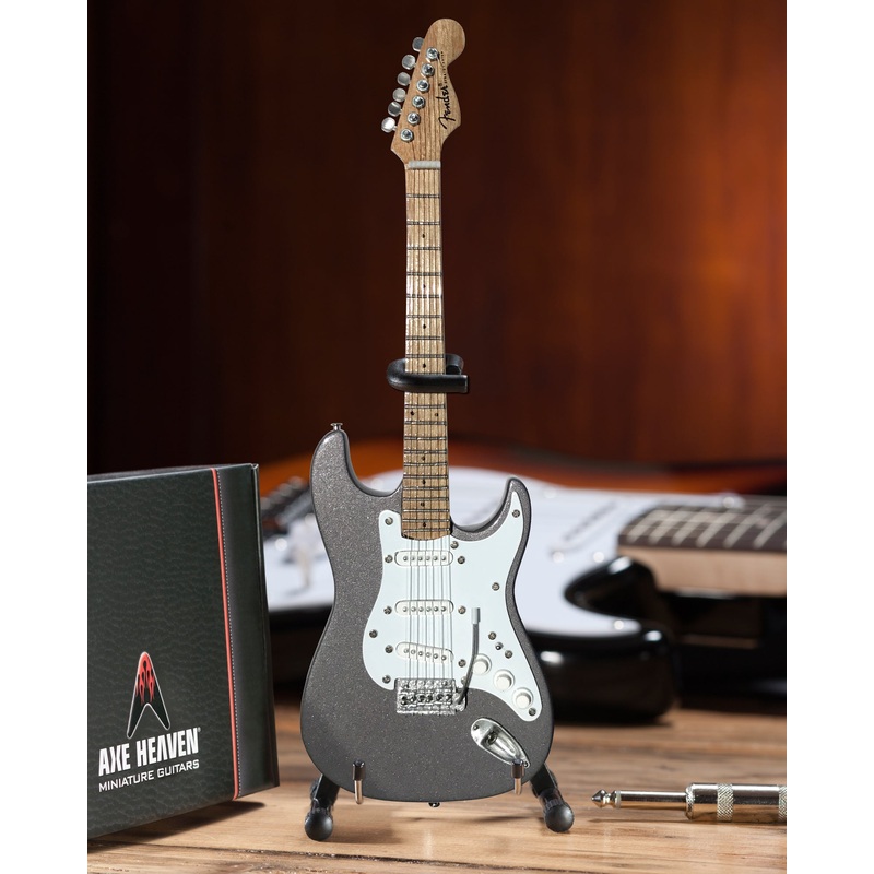 signature-pewter-mini-fender-strat-guitar-replica-officially-licensed Signature Pewter Mini Fender Strat Guitar Replica - Officially Licensed
