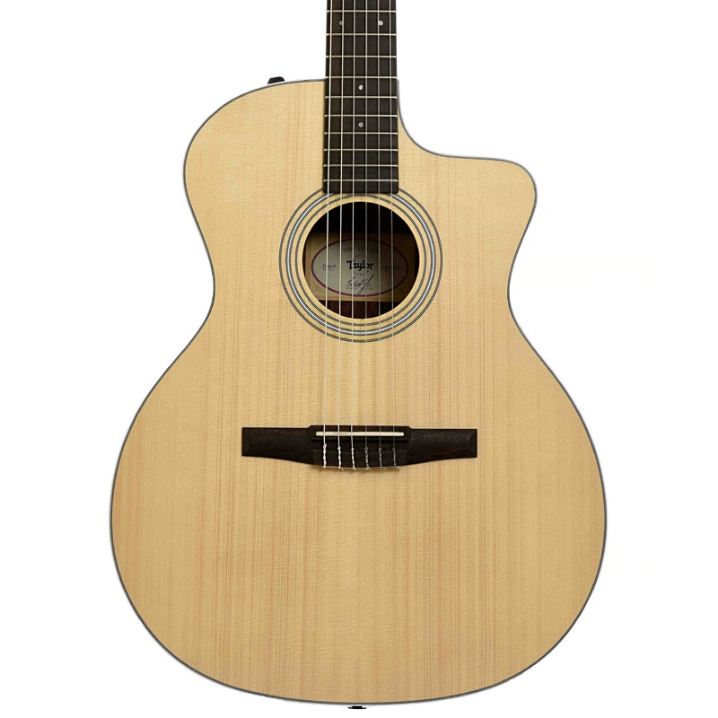 taylor-214ce-n-nylon-string-acoustic-guitar-2022 Taylor 214CE-N Nylon String Acoustic Guitar (2022)