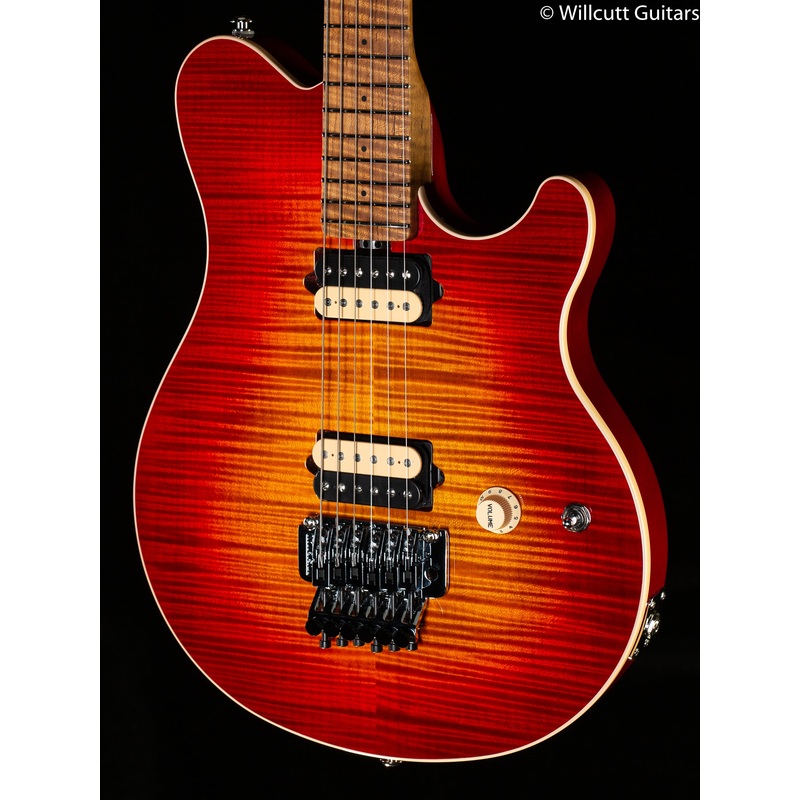ernie-ball-music-man-willcutt-limited-axis-lava-burst-flame-floyd-rose-302 Ernie Ball Music Man Willcutt Limited Axis Lava Burst Flame Floyd Rose (302)