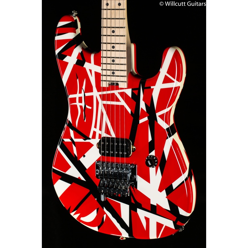 evh-striped-series-red-with-black-stripes-030 EVH Striped Series Red with Black Stripes (030)