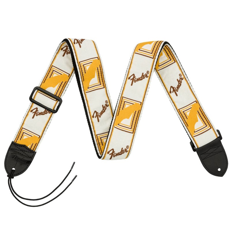 fender-monogrammed-guitar-strap-white-0990683000 Fender Monogrammed Guitar Strap - White (0990683000)