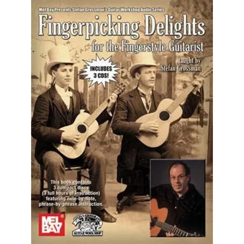 fingerpicking-delights-for-the-fingerstyle-guitarist-book-3-cd-set Fingerpicking Delights for the Fingerstyle Guitarist Book/3-CD Set