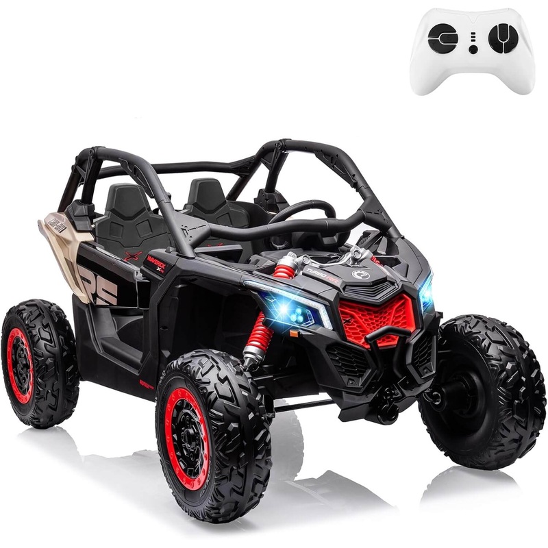 nasitip-can-am-licensed-2-seater-kids-ride-on-utv-remote-control-black Nasitip CAN-AM Licensed 2 Seater Kids' Ride-On UTV, Remote Control Black
