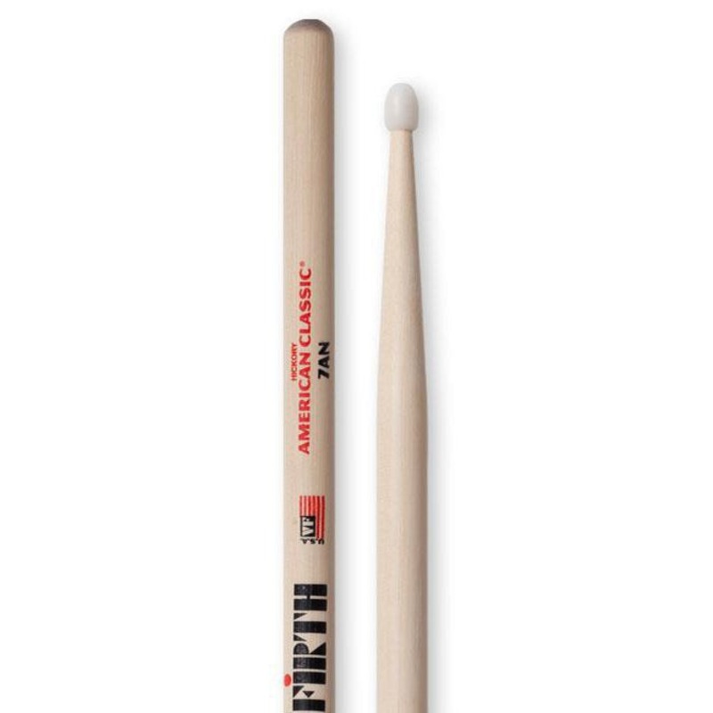 vic-firth-hickory-drum-sticks-7a-nylon-tip Vic Firth Hickory Drum Sticks 7A Nylon Tip