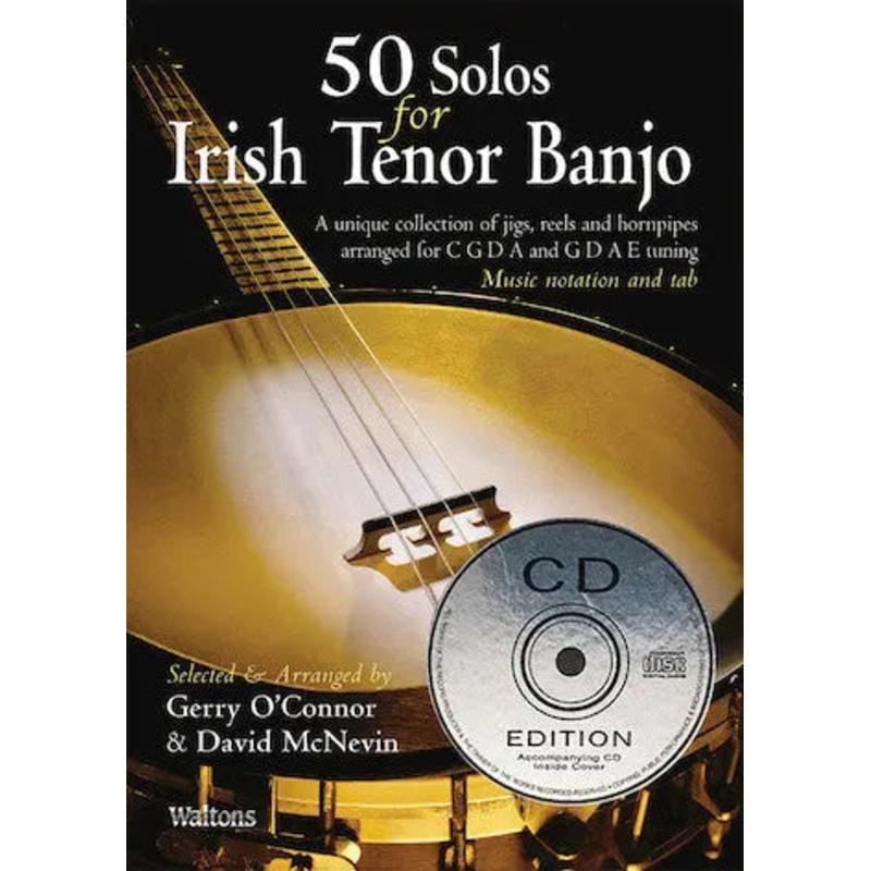 50-solos-for-irish-tenor-banjo-book-cd-pack 50 Solos for Irish Tenor Banjo Book/CD Pack