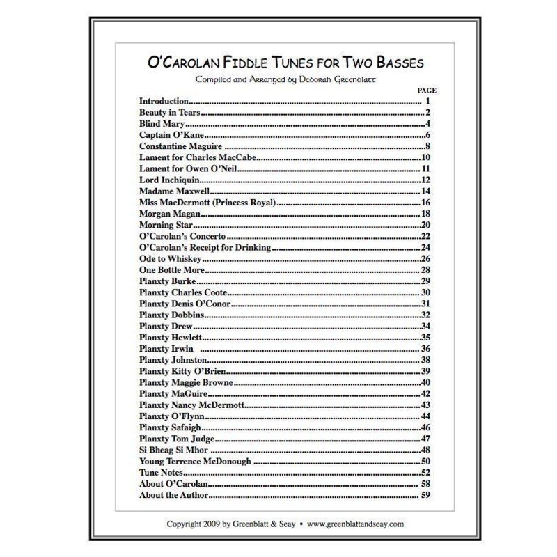o-carolan-fiddle-tunes-for-two-basses O'Carolan Fiddle Tunes for Two Basses
