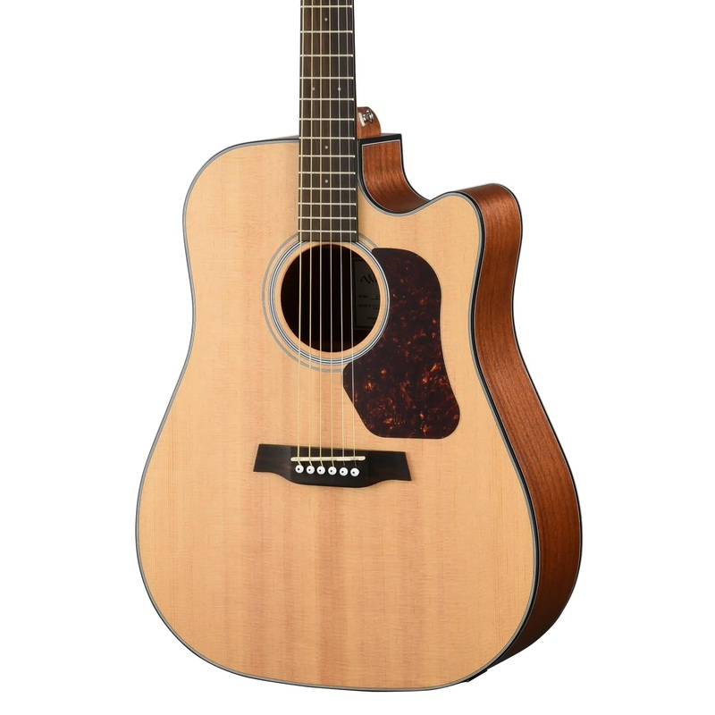 walden-guitars-d550ce-the-natura-dreadnought-acoustic-cutaway-electric-guitar-satin-natural Walden Guitars D550CE The Natura Dreadnought Acoustic Cutaway-Electric Guitar - Satin Natural