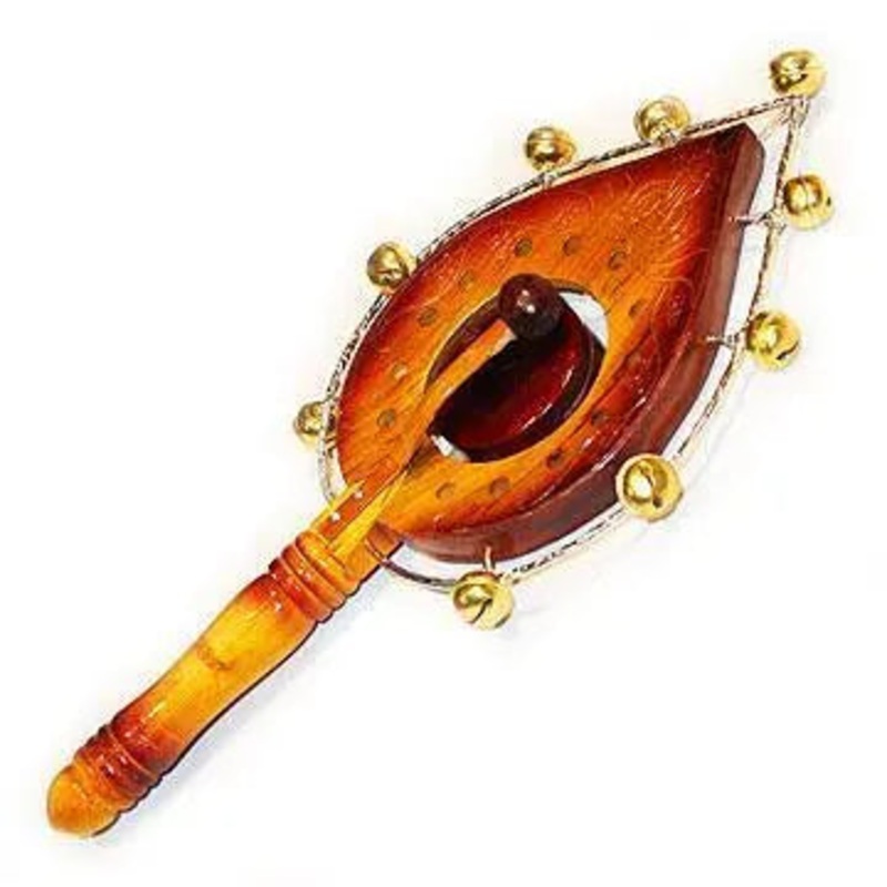 wood-clapper-with-bells Wood Clapper With Bells