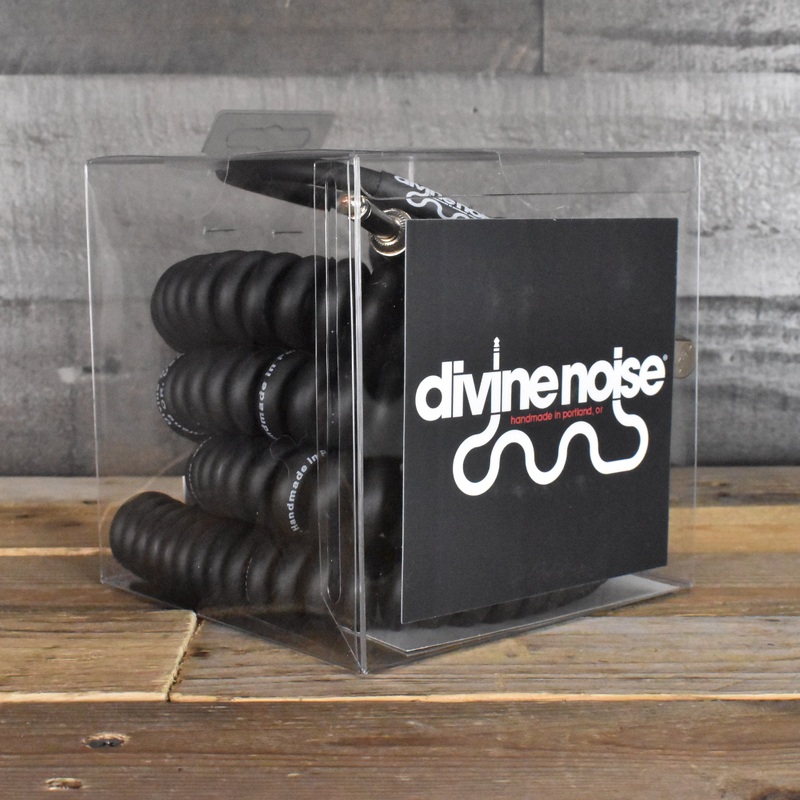 divine-noise-straight-to-right-angle-30-foot-curly-instrument-cable-black Divine Noise Straight to Right Angle 30 Foot Curly Instrument Cable - Black