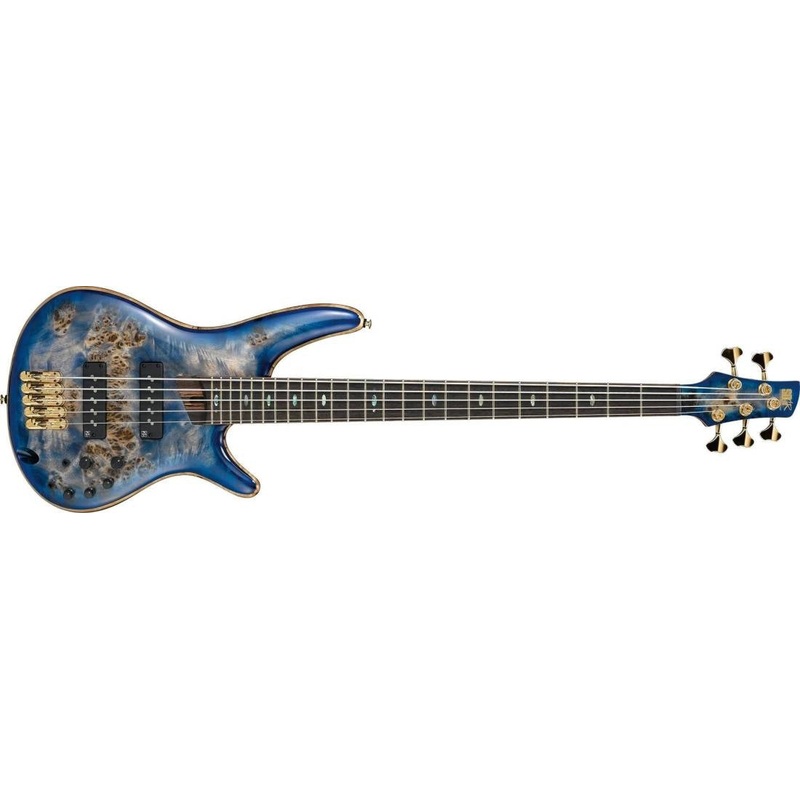 ibanez-sr2605cbb-sr-premium-bass-5-string-cerulean-blue-burst Ibanez SR2605CBB SR Premium Bass 5 String - Cerulean Blue Burst