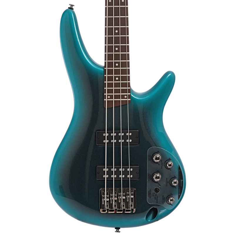 ibanez-sr300e-4-string-bass-cerulean-aura-burst Ibanez SR300E 4-String Bass, Cerulean Aura Burst