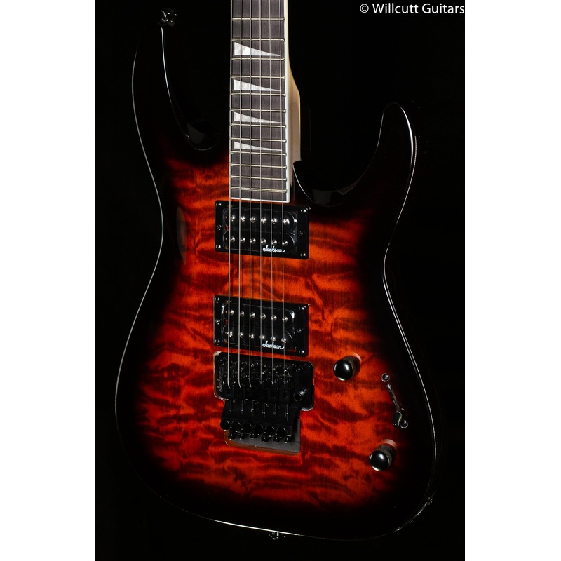 jackson-js-series-dinky-arch-top-js32q-dka-amaranth-fingerboard-dark-sunburst-088 Jackson JS Series Dinky Arch Top JS32Q DKA Amaranth Fingerboard Dark Sunburst (088)