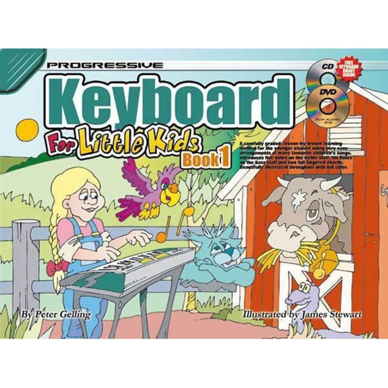 progressive-keyboard-book-1-for-little-kids-book-cd-dvd Progressive Keyboard Book 1 for Little Kids Book/CD/DVD