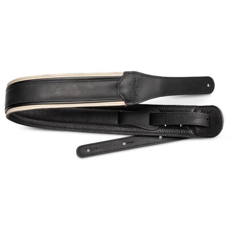 taylor-guitars-2-5-american-dream-leather-guitar-strap-white-black Taylor Guitars 2.5" American Dream Leather Guitar Strap White/Black