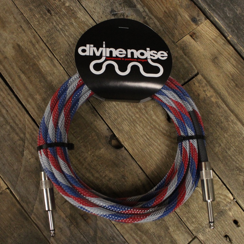 divine-noise-straight-to-straight-20ft-instrument-cable-patriot-braided-sleeving Divine Noise Straight to Straight 20ft Instrument Cable - Patriot Braided Sleeving